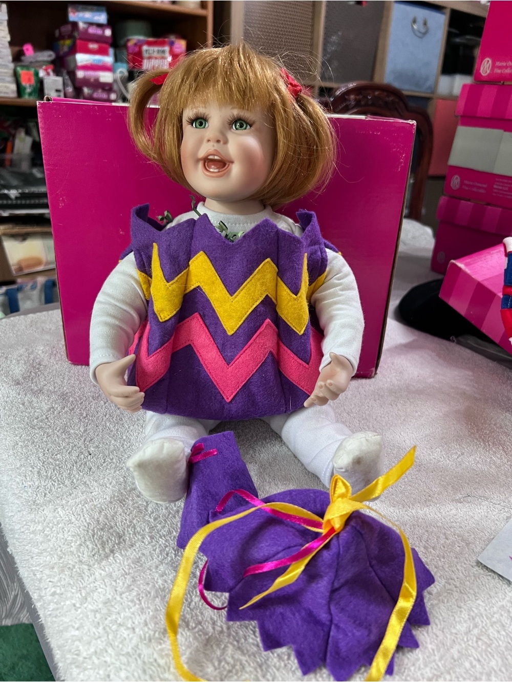 Marie Osmond A Doll For All Seasons 2 Toddler Doll #1013/2500 COA Outfits
